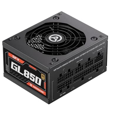 ARESGAME SFX Power Supply, 850W, ATX 3.0 & PCIE 5.0 Ready, 80 Plus Gold Certified, Fully Modular Power Supply with Durable Hydraulic Bearing Fan, SFX Form Factor, 10 Year Warranty