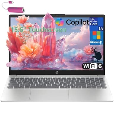 HP Touchscreen Laptop Computer for College Student Home Study & Business, 16GB RAM, 1TB PCIe SSD, 13th Gen Intel Core (Beat i5-1155G7), 15.6", WiFi 6, HDMI, Windows 11 Pro(Renewed)