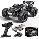1/16 Brushless RC Cars for Adults & Boys, Fast 43 Mph, Electric 4WD High Speed RC Car, All-Road Remote Control RC Truck with Two 2S Lipo Batteries, Compatible with 3S Lipo
