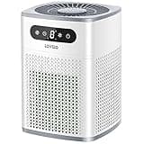 Air Purifiers for Bedroom, HEPA Covers Up to 302 sq.ft Room, 24db Sleep Model, Night Lighting, 3 Timers, with Aromatherapy for Bedroom, Dorm Room, Apartment, Kitchen-HY1800