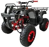 HHH 200cc Adult ATV Quad 4 Wheelers Utility ATV Full Size Youth ATVs Big Youth ATVs (Black)