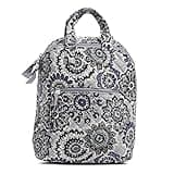 Vera Bradley Women's Cotton MiniTotepack Backpack, Tranquil Medallion - Recycled Cotton, One Size