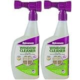 Rejuvenate Outdoor Window Spray and Rinse Cleaner with Hose End Adapter (2 x 32oz)