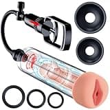 Penis Pump Sex Toys for Men - ACUMUM Manual Vacuum Penis Extender Male Sex Toys, Penis Pumps Penis Enlarger Adult Toys with Pocket Pussy, Penis Sleeve Cock Sexual Stimulation Device for Erection