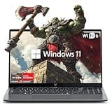 KAIGERR Gaming Laptop AMD Ryzen 7 5700U Laptop Computer 16.1-inch IPS 16GB DDR4 (2 * 8GB, Dual Channel) 512GB NVMe SSD Backlit & Numeric Keyboard WiFi 6 HDMI Type-C USB3.2 Windows Laptop