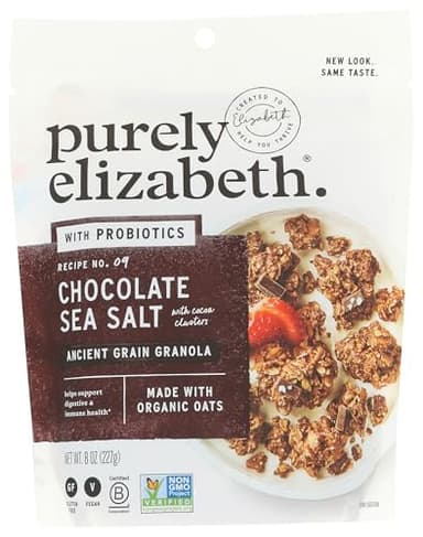 Purely Elizabeth, Cereal Granola Chocolate, 8 Ounce