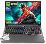 Lenovo Legion Pro 5i 16"" WQXGA (2560 x 1600) Gaming Laptop - i9-13900HX (24-Core) Processor-GeForce RTX 4060 (TGP 140W), Win 11 Home, w/Mouse Pad (32GB RAM | 1TB PCIe SSD), Black
