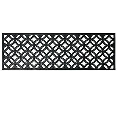 Rubber-Cal Azteca Indoor Outdoor Stair Treads Rubber Step Mats (6-Pack), 9.75 by 29.75-Inch