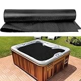 7 x 7 FT Spa and Hot Tub Cover, 16Mil Square Hot Tub Thermal Blanket, Insulation Solar Blanket Bubble Cover for Energy Efficiency & Safety
