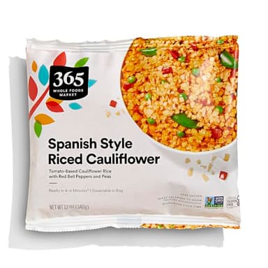 365 By Whole Foods Market, Spanish-Inspired Frozen Cauliflower Rice, 12 Ounce