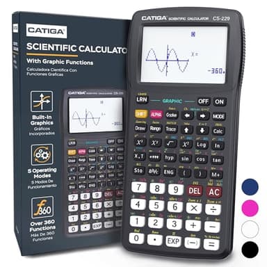 CATIGA Scientific Calculator with Graphic Functions, Upgraded Multi-Mode Graphing Calculators for Students, High School & College Calculator Scientific, Calculadora Cientifica, CS-229