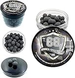RUBBER-STEEL BALLS in 68 Caliber - 100 x Hard Mix Rubber Steel Balls Heavy Paintballs Projectiles for Training Shooting Home and Self Defense Pistols in .68 Cal.