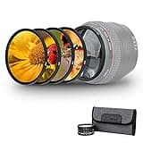 40.5mm Macro Close-Up Filter (+2 +4 +8 +10) Macro Filter Accessory with Lens Filter Pouch for Sony ZV-1 ZV-1F A6700 A6600 A6500 with 16-50mm f/3.5-5.6 Lens, Sony ZV-E1 A7C with FE 28-60mm f/4-5.6 Lens