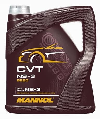 Mannol NS-3 Synthetic CVT Transmission Fluid, 4L Bottle, Ensures Smooth Gear Shifts, Reduces Wear and Tear, Provides Cold Weather Protection