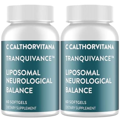 C Calthorvitana Migraine Relief Supplement – Liposomal Riboflavin Vitamin B2 B6 & B12, Magnesium, CoQ10, L-Theanine, PA-Free Butterbur & Feverfew – Natural Head & Nerve – 120 Softgels