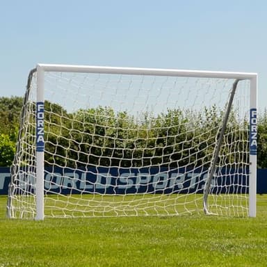 FORZA Aluminum Soccer Goals [11 Sizes] | Professional Soccer Goal Posts *The Goal Nets Used by MLS & Premier League Clubs* (Alu60 Freestanding, 8ft x 6ft)