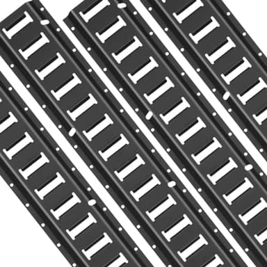 VEVOR E Track Tie Down Rail Kit, 5' Steel Rails, 4 Pack, Secure Cargo & Heavy Loads Up to 2000 lbs, Heavy Duty Etrack Rails with Screws for Garages, Vans, Trailers, Motorcycle Tie Downs, ATV Mountings