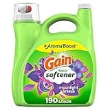 Gain Liquid Fabric Conditioner, Moonlight Breeze Fabric Softener, 190 loads, 140 fl oz