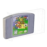 25-Pcs High Quality Plastic Protector Transparent Storage Cases Compatible with N64 Game Cartridges – Anti-Dust - Scracth Free - Clear Cases Made Extra Strong (25, N64 Cartridge)