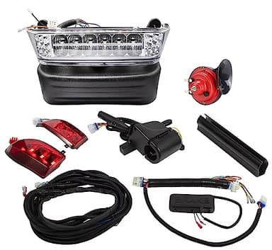 Dr.Acces Club Car Precedent Complete ultimate LED Light Kit with Turn Signals, Hazard Flasher, Horn and Brake fits Club Car Precedent 2004-UP
