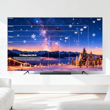 Our 10 Best Tv Screen Size Chart for 2026 [US] | OneClearWinner.com