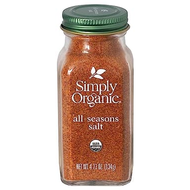 Simply Organic All-Seasons Salt, Certified Organic | 4.73 oz | Pack of 2
