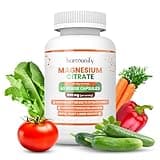 HARMONIFY Magnesium Citrate Supplement 800 mg per Serving, Dietary Supplement for Muscle & Sleep, Enhanced Absorption - Gluten Free, Vegan Formula - 60 Vegetarian Capsules per Bottle