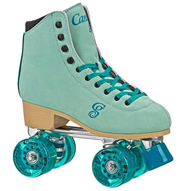 Candi GRL Carlin Quad Roller Skates Green/Blue Size 08