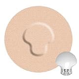 CGM Adhesive Patches for Guardian and Other Sensor,25 Pack Waterproof and Breathable Tapes,No Glue in The Center,Flexible Covers for 7+ Days
