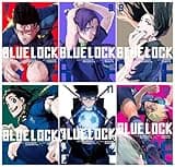 Blue Lock Manga Series 6 Books Set (Vol. 7 - Vol. 12)