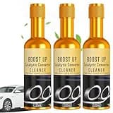 Glamatic Catalytic Cleaner, Glamatic Boost up Catalytic System Cleaner, Fuel & Exhaust System Cleaner, Catalytic Converter Cleaning Solution, Engine Carbon Cleaner for Performance Optimization(3PCS)