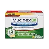 Mucinex DM 12 Hr Max Strength Expectorant & Cough Suppressant Tablets, 42ct,