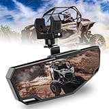 Esploratori UTV Rear View Mirror, SXS Center Rearview Mirror with 1.5"-2" Adjustable Clamp Compatible with Polaris RZR, Pioneer, Talon, Can Am Maverick X3, Kawasaki Teryx Mule, Arctic Cat Wildcat