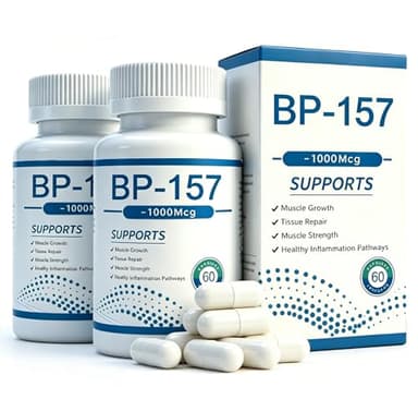 BP-157 120 Count, 1000 Mcg, Supports Muscle Growth, Tissue Repair, Digestive Health and Overall Health. (120 Count)