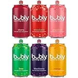 bubly Sparkling Water, 6 Flavor Variety Pack (Blackberry, Lime, Cherry, Grapefruit, Strawberry, Mango), Zero Sugar & Zero Calories, Seltzer Water, 12 Fl Oz Cans (Pack of 18)
