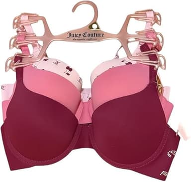 Juicy Couture 3-Pack Sexy Push-Up Bra Size 38C