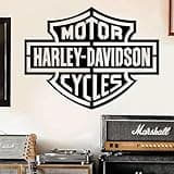 Harley Davidson Logo Metal Wall Art, Home Riders, Legend On All Roads, Motorcycle Sign - 24"L x 18"W