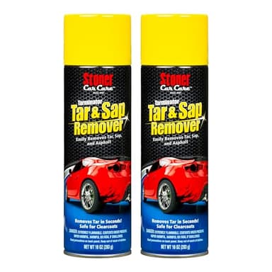 Stoner Car Care 91154-2PK Tarminator Tar, Sap, and Asphalt Remover – Fast Acting Tar and Sap Remover for Cars – Clear Coat Safe Auto Cleaner for Paint, Chrome and Wheels – 10 oz (Pack of 2)