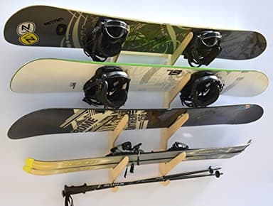 Pro Board Racks The Lifty Snowboard Wall Rack (Holds 4)