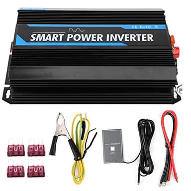 12V/24V Car Power Inverter,Inverter 12 to 220,Power Inverter,2000W 12V to 220V Pure Sine Power Voltage Inverter Transformer Auto Accessory