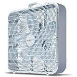 Nexair 20" Floor Box Fan 3 Speed, Box fan 20 inch with powerful 5 Blades Quiet operation, Lightweight Stable on floor box fan for bedroom with Child Safety Grill, Quality Material, Room/Office Cooling
