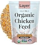 Mile Four Organic Chicken Feed – Layer Whole Grain, Non-GMO, USA Grown, 16% Protein, Corn-Free, Soy-Free, Non-Medicated Feed for Chickens, 2 lb Sample