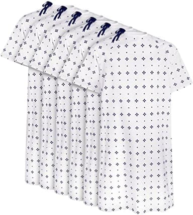 Utopia Care 6 Pack Unisex Hospital Gowns, Patient Gowns for Women and Men with Back Tie, Comfortably Fits Sizes up to 2XL, Pack of 6, Blue Star