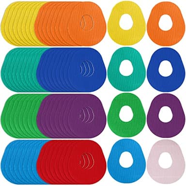 TrelaCo 48 Pack G7 Adhesive Patches Waterproof with G7 Overpatch Flexible Cgm Sensor Patch Easy to Use Breathable Bandage No Latex Sweatproof Overlay Patch for 10 Days Long Stay(Bright Colors)