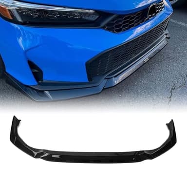 Car Front Bumper Lower Spoiler Splitter Lip Kit For Honda Civic 11.5th 2025-2026 Yofer Black