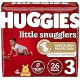 Baby Diapers Size 3 (16-28 lbs), 26ct, Huggies Little Snugglers