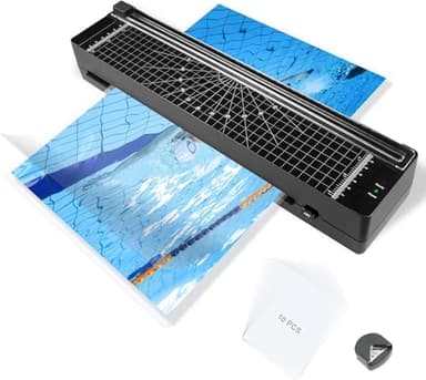 All-in-One 9" Laminator Kit with 10 Sheets & Corner Rounder | Quick 3-Min Warm-Up, Perfect for Teachers, Home, Office | Portable & Hassle-Free
