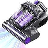 VOCESOR Mattress Vacuum Cleaner, Anti-allergen Bed Vacuum Cleaner with UV-C Light & High Heating Tech, 16Kpa Suction 600W Powerful Handheld Vacuums for Dust & Pet Hair