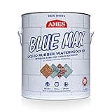 Ames Research Laboratories AMES BMX1WRG 1 Gallon Blue Max, White Waterproofer, Regular Use in Interior & Below-Grade Exterior-Concrete Sealer, House Paint and More. Liquid Rubber
