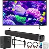 SAMSUNG UN65DU7200FXZA 65 Inch Crystal 4K UHD Smart TV (2024 Model) Bundle with Deco Gear Home Theater Soundbar with Subwoofer, Wall Mount Accessory Kit, 6FT 4K HDMI 2.0 Cables and More